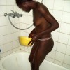 Naked Naija Girl in Bathroom