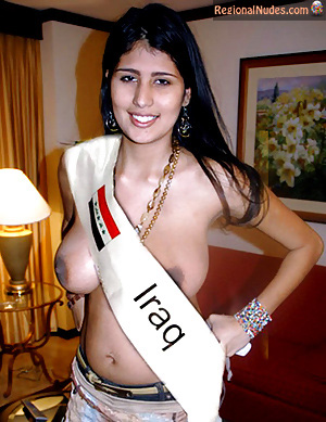 Topless Iraqi Model