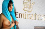 Topless Emirati Girl