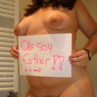 Hairy Spanish Chubby Wife Posing Nude