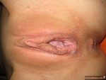German Gaping Used Vagina Close-Up