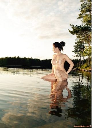 Nude Finnish Girl in Finland's Nature